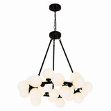 Arya 25 LED Light Medium Chandelier by CWI - 1020P26-25