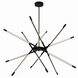 Oskil 6 LED Light Oversized Chandelier by CWI - 1375P43-6-101