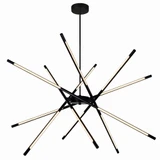 Oskil 6 LED Light Oversized Chandelier by CWI - 1375P43-6-101