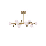 Element 10 Light Oversized Linear Chandelier by CWI - 1125P36-113611