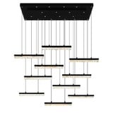Stagger LED Light Oversized Chandelier by CWI 1588P48-10 - 1588P48-10
