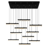 Stagger LED Light Oversized Chandelier by CWI 1588P48-10 - 1588P48-10