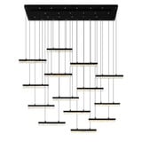 Stagger LED Light Oversized Chandelier by CWI 1588P60-14