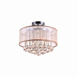 Radiant 6 Light 16 Inch Wide Semi Flush Mount by CWI - 5062C16C-141616