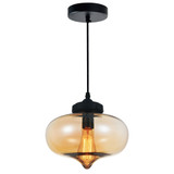 Glass 1 Light Mini Pendant by CWI - 5570P11-81111