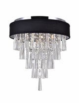 Franca 4 Light 16 Inch Wide Flush Mount by CWI - 5523C16C-171616