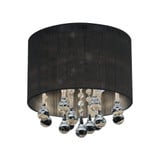 Water Drop 4 Light 10 Inch Wide Flush Mount by CWI - 5006C10C-10112112