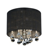 Water Drop 4 Light 10 Inch Wide Flush Mount by CWI - 5006C10C-10112112