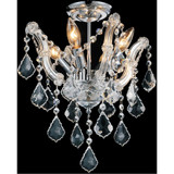 Payton 4 Light 14 Inch Wide Flush Mount by CWI - 8418C14C-161414