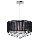 Water Drop 6 Light Small Chandelier by CWI - 5006P18C-142020