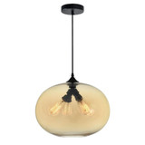 Glass 4 Light Small Chandelier by CWI - 5553P16-121616