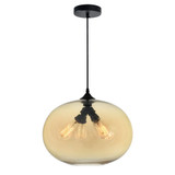 Glass 4 Light Small Chandelier by CWI - 5553P16-121616
