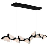 Moon 45W LED Chandelier 17 Inch Tall and 70 Inch Wide by CWI - 1715P70-10