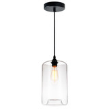 Glass 1 Light Small Pendant 16 Inch Tall by CWI - 5553P7-1577