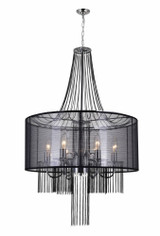 Amelia 6 Light Small Chandelier by CWI - 5475P20C-322020