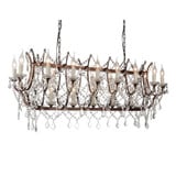 Phraya 21 Light Small Linear Chandelier by CWI - 9910P49-151749