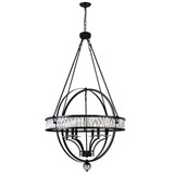 Arkansas 6 Light Large Chandelier by CWI - 9957P30-533030