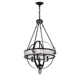 Arkansas 4 Light Small Chandelier by CWI - 9957P20-342020