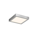 11W 1 LED 6 Inch Wide Aluminum Square Flush Mount by DALS - CFLEDSQ06-CC