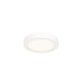 11W 1 LED 6 Inch Wide Round Flush Mount by DALS - CFLEDR06-CC