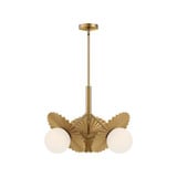 Plume 3 Light Medium Chandelier by Alora - CH501322