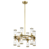 Revolve 12 Light Small Chandelier by Alora - CH309066
