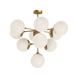 Nouveau 10 Light Oversized Chandelier by Alora - CH505335