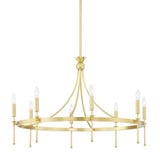 Gates 8 Light Oversized Chandelier by Hudson Valley - 4338