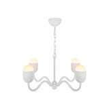 Effie 4 Light Chandelier 12.88 Inch Tall and 27 Inch Wide by Alora - CH558427