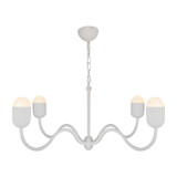 Effie 4 Light Chandelier 14.75 Inch Tall and 39 Inch Wide by Alora - CH558439