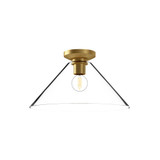 Salem 1 Light 14.13 Inch Wide Flush Mount by Alora - FM570314
