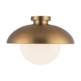 Rubio 1 Light 16 Inch Wide Flush Mount by Alora - FM522016