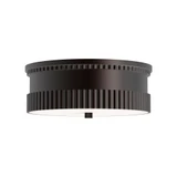 Rue 3 Light 14.25 Inch Wide Flush Mount by Alora - FM416114