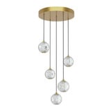 Marni 25W 5 LED Medium Pendant by Alora - MP321205