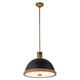 Doral 2 Light Large Pendant 12.75 Inch Tall by Alora - PD331016