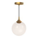 Nouveau 1 Light Small Pendant by Alora - PD505108