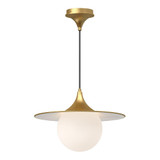 Fuji 1 Light Medium Pendant 15.75 Inch Wide by Alora - PD525216