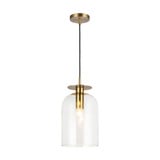 Sylvia 1 Light Pendant 15.13 Inch Tall and 8 Inch Wide by Alora - PD515408