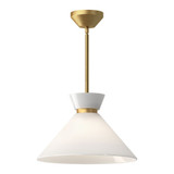 Halston 1 Light Medium Pendant by Alora - PD470514