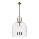 Lancaster 4 Light Medium Pendant 22.63 Inch Tall by Alora - PD461104