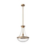 Marcel 1 Light Small Pendant 18.5 Inch Tall by Alora - PD464014