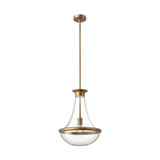 Marcel 1 Light Small Pendant 18.5 Inch Tall by Alora - PD464014