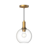 Castilla 1 Light Small Pendant 11.13 Inch Tall by Alora - PD506108