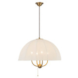 Crosby 4 Light Pendant 17.38 Inch Tall and 24.13 Inch Wide by Alora - PD661424