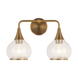 Hazel 2 Light Vanity Light by Alora - VL524217