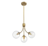 3 Light Small Chandelier by Meridian M10057 - M10057