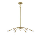 6 Light Large Chandelier by Meridian M100116