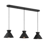 3 Light Cluster Linear Chandelier by Meridian M100134 - M100134