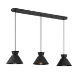 3 Light Cluster Linear Chandelier by Meridian M100134 - M100134