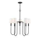5 Light Large Chandelier by Meridian M10077 - M10077